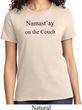 Yoga Namastay Home on the Couch Ladies Shirt