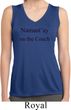 Yoga Namastay Home on the Couch Ladies Sleeveless Dry Wicking Shirt