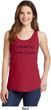 Yoga Namastay Home on the Couch Ladies Tank Top