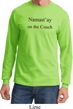 Yoga Namastay Home on the Couch Long Sleeve Shirt