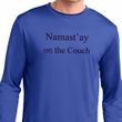 Yoga Namastay Home on the Couch Mens Moisture Wicking Shirt