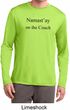 Yoga Namastay Home on the Couch Mens Dry Wicking Long Sleeve Shirt
