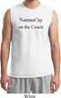 Yoga Namastay Home on the Couch Mens Muscle Shirt