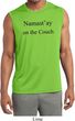 Yoga Namastay Home on the Couch Mens Sleeveless Moisture Wicking Shirt