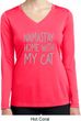 Yoga Namastay Home with My Cat Ladies Dry Wicking Long Sleeve Shirt