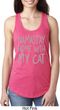 Yoga Namastay Home with My Cat Ladies Ideal Tank Top