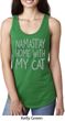 Yoga Namastay Home with My Cat Ladies Ideal Tank Top