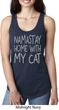 Yoga Namastay Home with My Cat Ladies Ideal Tank Top