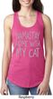 Yoga Namastay Home with My Cat Ladies Ideal Tank Top