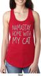 Yoga Namastay Home with My Cat Ladies Ideal Tank Top