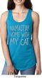 Yoga Namastay Home with My Cat Ladies Ideal Tank Top