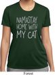 Yoga Namastay Home with My Cat Ladies Moisture Wicking Shirt