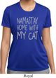 Yoga Namastay Home with My Cat Ladies Moisture Wicking Shirt