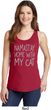 Yoga Namastay Home with My Cat Ladies Tank Top