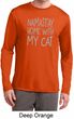 Yoga Namastay Home with My Cat Mens Dry Wicking Long Sleeve Shirt