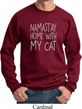 Yoga Namastay Home with My Cat Sweatshirt
