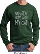 Yoga Namastay Home with My Cat Sweatshirt