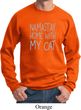 Yoga Namastay Home with My Cat Sweatshirt