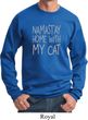 Yoga Namastay Home with My Cat Sweatshirt