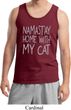Yoga Namastay Home with My Cat Tank Top