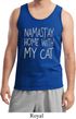 Yoga Namastay Home with My Cat Tank Top