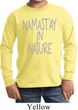 Yoga Namastay in Nature Kids Long Sleeve Shirt