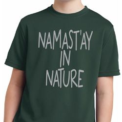 Yoga Namastay in Nature Kids Moisture Wicking Shirt