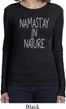 Yoga Namastay in Nature Ladies Long Sleeve Shirt