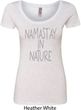 Yoga Namastay in Nature Ladies Scoop Neck Shirt