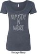 Yoga Namastay in Nature Ladies Scoop Neck Shirt