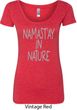 Yoga Namastay in Nature Ladies Scoop Neck Shirt