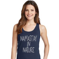Yoga Namastay in Nature Ladies Tank Top