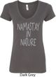 Yoga Namastay in Nature Ladies V-Neck Shirt