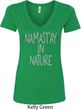 Yoga Namastay in Nature Ladies V-Neck Shirt