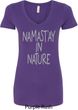 Yoga Namastay in Nature Ladies V-Neck Shirt