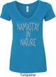 Yoga Namastay in Nature Ladies V-Neck Shirt