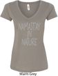 Yoga Namastay in Nature Ladies V-Neck Shirt