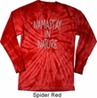 Yoga Namastay in Nature Long Sleeve Tie Dye Shirt