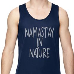 Yoga Namastay in Nature Mens Moisture Wicking Tanktop