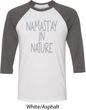 Yoga Namastay in Nature Mens Raglan Shirt
