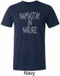 Yoga Namastay in Nature Mens Tri Blend Crewneck Shirt