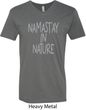 Yoga Namastay in Nature Mens V-Neck Shirt