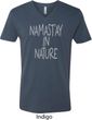 Yoga Namastay in Nature Mens V-Neck Shirt