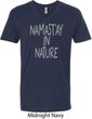 Yoga Namastay in Nature Mens V-Neck Shirt