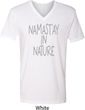 Yoga Namastay in Nature Mens V-Neck Shirt