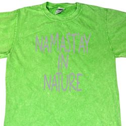 Yoga Namastay in Nature Mineral Tie Dye Shirt