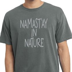 Yoga Namastay in Nature Pigment Dyed Shirt