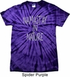 Yoga Namastay in Nature Spider Tie Dye Shirt