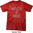 Yoga Namastay in Nature Spider Tie Dye Shirt