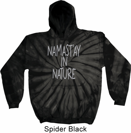 Yoga Namastay in Nature Tie Dye Hoodie